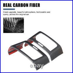 Real Carbon Fiber Interior Dash Side Air Vent Trim For Range Rover Sport 2014-17