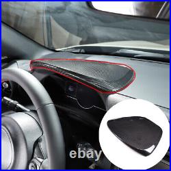 Real Carbon Fiber Interior Dashboard Cover Trim For Toyota Subaru BRZ 2022