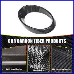 Real Carbon Fiber Interior Dashboard Cover Trim Ring Decor For Ferrari 458 11-16