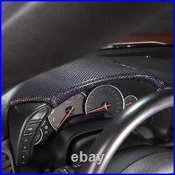 Real Carbon Fiber Interior Dashboard Instrument Cover Trim For Corvette C6 05-13