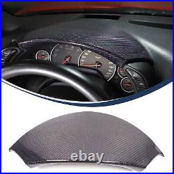 Real Carbon Fiber Interior Dashboard Instrument Cover Trim For Corvette C6 05-13