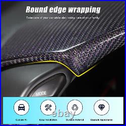 Real Carbon Fiber Interior Dashboard Instrument Cover Trim For Corvette C6 05-13