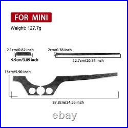 Real Carbon Fiber Interior Dashboard Trim Kit For Mini Countryman F60 2017-2023