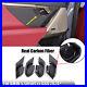 Real Carbon Fiber Interior Door Bowl Trim Cover For BMW 5 Series i5 G60 2024+