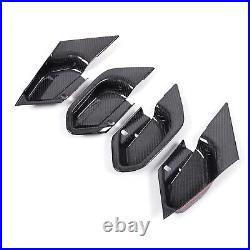 Real Carbon Fiber Interior Door Bowl Trim Cover For BMW 5 Series i5 G60 2024+