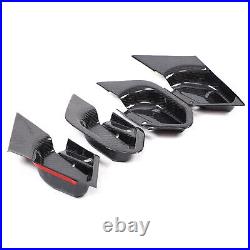 Real Carbon Fiber Interior Door Bowl Trim Cover For BMW 5 Series i5 G60 2024+