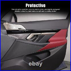 Real Carbon Fiber Interior Door Bowl Trim Cover For BMW 5 Series i5 G60 2024+