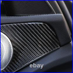 Real Carbon Fiber Interior Door Decoration Panel Trim For Benz C/GLC Class W205