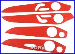 Real Carbon Fiber Interior Door Decoration Panel Trim For Benz C GLC Class W205