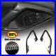 Real Carbon Fiber Interior Door Handle Frame Cover Trim For Nissan GTR R35 08-16
