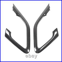 Real Carbon Fiber Interior Door Handle Frame Cover Trim For Nissan GTR R35 08-16
