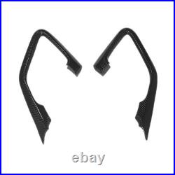 Real Carbon Fiber Interior Door Handle Frame Cover Trim For Nissan GTR R35 08-16