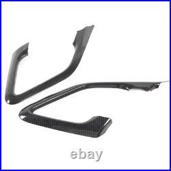 Real Carbon Fiber Interior Door Handle Frame Cover Trim For Nissan GTR R35 08-16