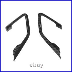 Real Carbon Fiber Interior Door Handle Frame Cover Trim For Nissan GTR R35 08-16