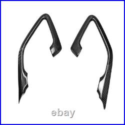 Real Carbon Fiber Interior Door Handle Frame Cover Trim For Nissan GTR R35 08-16
