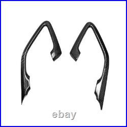 Real Carbon Fiber Interior Door Handle Frame Cover Trim For Nissan GTR R35 08-16