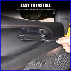 Real Carbon Fiber Interior Door Handle Frame Trim Cover For Lotus Emira 2023-25