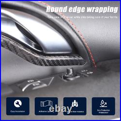 Real Carbon Fiber Interior Door Handle Frame Trim Cover For Lotus Emira 2023-25