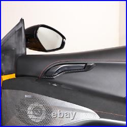 Real Carbon Fiber Interior Door Handle Frame Trim Cover For Lotus Emira 2023-25