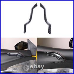 Real Carbon Fiber Interior Door Handle Frame Trim Cover For Lotus Emira 2023-25