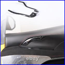 Real Carbon Fiber Interior Door Handle Frame Trim Cover For Lotus Emira 2023-25