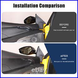 Real Carbon Fiber Interior Door Handle Frame Trim Cover For Lotus Emira 2023-25