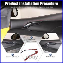 Real Carbon Fiber Interior Door Handle Frame Trim Cover For Lotus Emira 2023-25