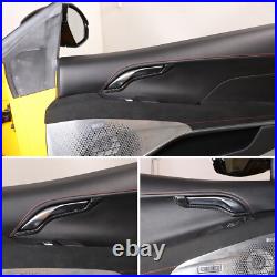 Real Carbon Fiber Interior Door Handle Frame Trim Cover For Lotus Emira 2023-25