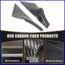 Real Carbon Fiber Interior Door Handle Panel Cover Trim For BMW 5 Series 2024+