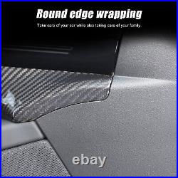 Real Carbon Fiber Interior Door Handle Panel Cover Trim For BMW 5 Series 2024+