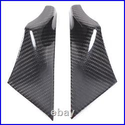 Real Carbon Fiber Interior Door Handle Panel Cover Trim For BMW 5 Series 2024+