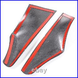 Real Carbon Fiber Interior Door Handle Panel Cover Trim For BMW 5 Series 2024+