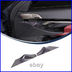 Real Carbon Fiber Interior Door Handle Panel Cover Trim For BMW 5 Series G60 24+ Real Carbon Fiber Interior Door Handle Panel Cover Trim For BMW 5 Series G60 24+