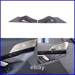 Real Carbon Fiber Interior Door Handle Panel Cover Trim For BMW 5 Series G60 24+ Real Carbon Fiber Interior Door Handle Panel Cover Trim For BMW 5 Series G60 24+