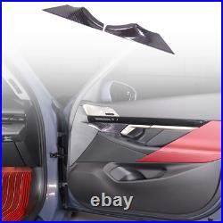 Real Carbon Fiber Interior Door Handle Panel Cover Trim For BMW 5 Series G60 24+ Real Carbon Fiber Interior Door Handle Panel Cover Trim For BMW 5 Series G60 24+