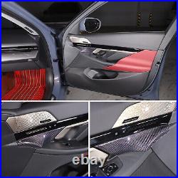 Real Carbon Fiber Interior Door Handle Panel Cover Trim For BMW 5 Series G60 24+ Real Carbon Fiber Interior Door Handle Panel Cover Trim For BMW 5 Series G60 24+