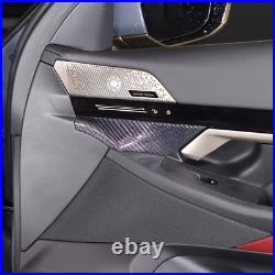 Real Carbon Fiber Interior Door Handle Panel Cover Trim For BMW 5 Series G60 24+ Real Carbon Fiber Interior Door Handle Panel Cover Trim For BMW 5 Series G60 24+