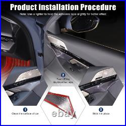 Real Carbon Fiber Interior Door Handle Panel Cover Trim For BMW 5 Series G60 24+ Real Carbon Fiber Interior Door Handle Panel Cover Trim For BMW 5 Series G60 24+