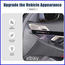 Real Carbon Fiber Interior Door Handle Panel Cover Trim For BMW 5 Series G60 24+ Real Carbon Fiber Interior Door Handle Panel Cover Trim For BMW 5 Series G60 24+