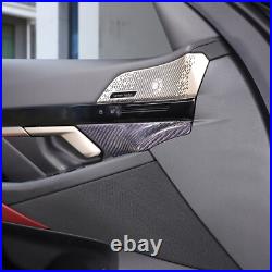 Real Carbon Fiber Interior Door Handle Panel Cover Trim For BMW 5 Series G60 24+ Real Carbon Fiber Interior Door Handle Panel Cover Trim For BMW 5 Series G60 24+