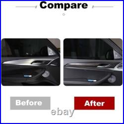 Real Carbon Fiber Interior Door Panel Cover Trim For BMW X3 G01 X4 G02 2018-2022