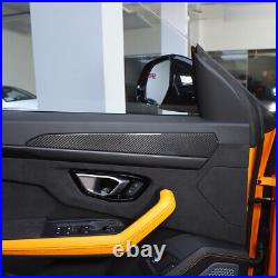 Real Carbon Fiber Interior Door Panel Cover Trim For Lamborghini URUS 18-21