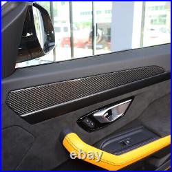Real Carbon Fiber Interior Door Panel Cover Trim For Lamborghini URUS 18-21