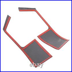 Real Carbon Fiber Interior Door Panel Cover Trim For Nissan GTR R35 2008-2016