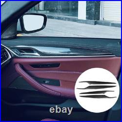Real Carbon Fiber Interior Door Panel Cover for BMW 5 Series G30 G31 2018-2022