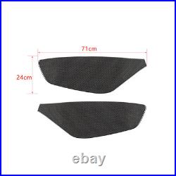 Real Carbon Fiber Interior Door Panel Decor Trim For 2012-2015 Chevrolet Camaro