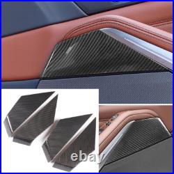 Real Carbon Fiber Interior Door Panel Decor Trim For BMW X5 X6 G05 X7 G07 19-22