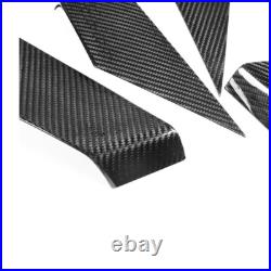 Real Carbon Fiber Interior Door Panel Decor Trim For BMW X5 X6 G05 X7 G07 19-22