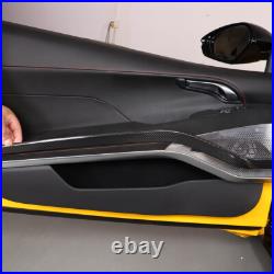 Real Carbon Fiber Interior Door Panel Strip Trim For Lotus Emira GT4 V6 i4 23-25 Real Carbon Fiber Interior Door Panel Strip Trim For Lotus Emira GT4 V6 i4 23-25