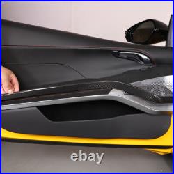 Real Carbon Fiber Interior Door Panel Strip Trim For Lotus Emira GT4 V6 i4 23-25 Real Carbon Fiber Interior Door Panel Strip Trim For Lotus Emira GT4 V6 i4 23-25
